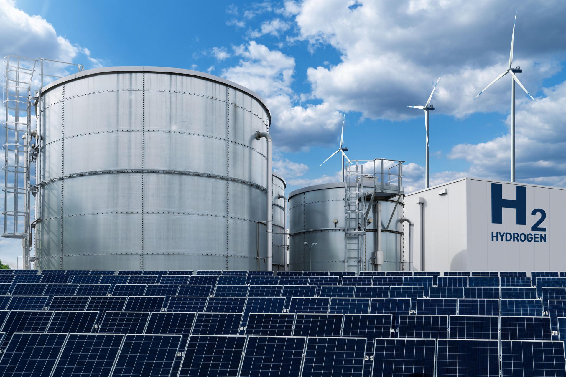 Hydrogen production from renewable energy sources